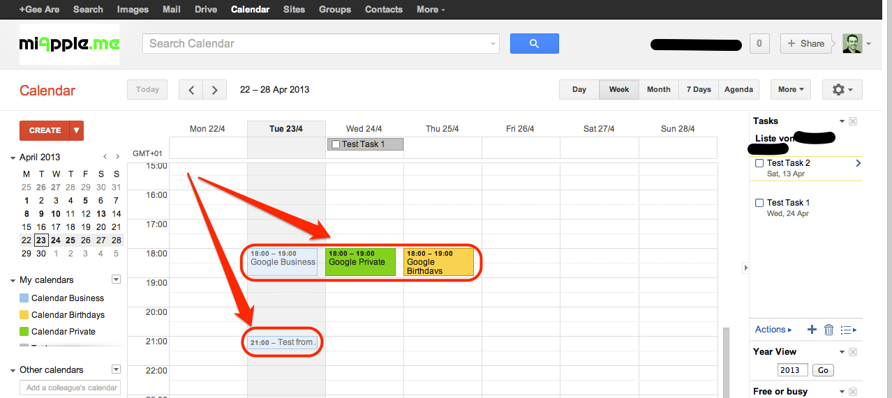 Syncing Gmail Google Calendar With Windows 8 App 'Gmail calendar
