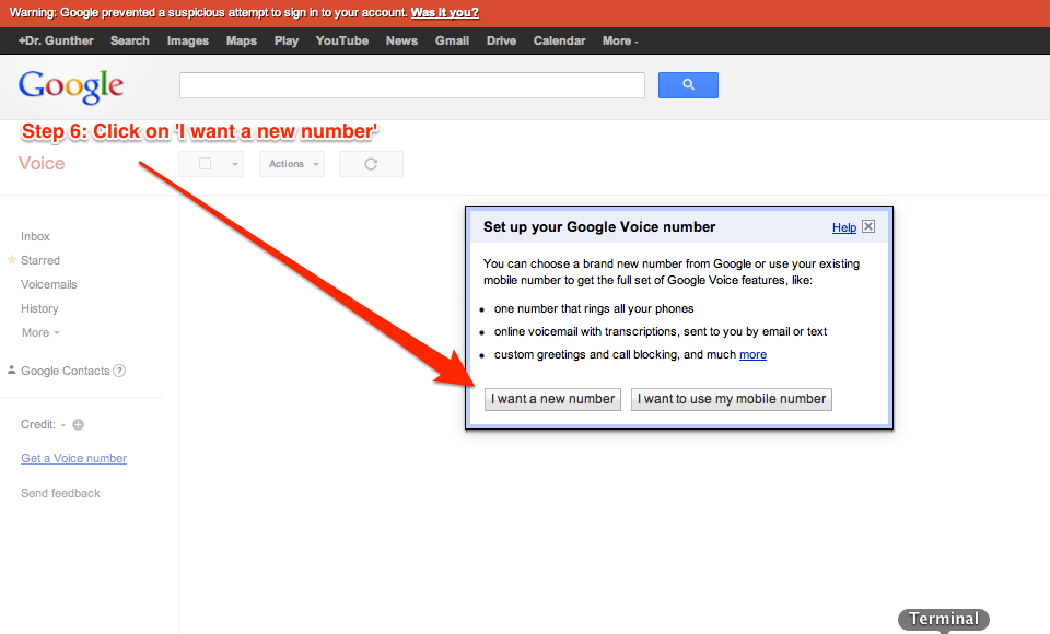 Step 6 How to get Google Voice outside US miapple.me