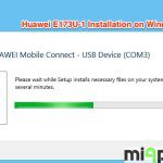 Huawei E173U-1 Installation on Windows 8: Step 2