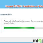 Huawei E173U-1 Installation on Windows 8: Step 3