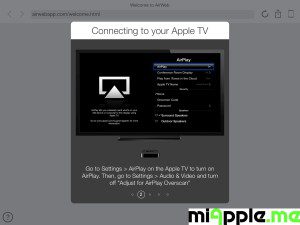 Нет изображения через airplay