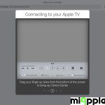 Air Web Set Up: Drag your finger twice from the bottom of the screen to bring up Control Center.