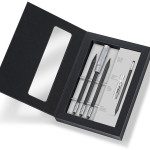 STAEDTLER 'The Pencil' Stylus Box opened: 3 stylus pencils and a cap