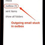 iCloud email set up on Windows Phone 7 and Windows Phone 8: Outgoing mails are not sent