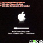 Apple TV 3rd generation while updating to Apple TV 6.0.2 dated February 21, 2014: Apple TV 6.0.2 dated November 23, 2013 installed