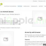 PhotoSync for Android devices: Drag and drop to Android devices features
