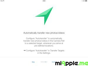 PhotoSync 2.1 Quick Start Help light: Automatically transfer new photos or videos at pre-defined locations