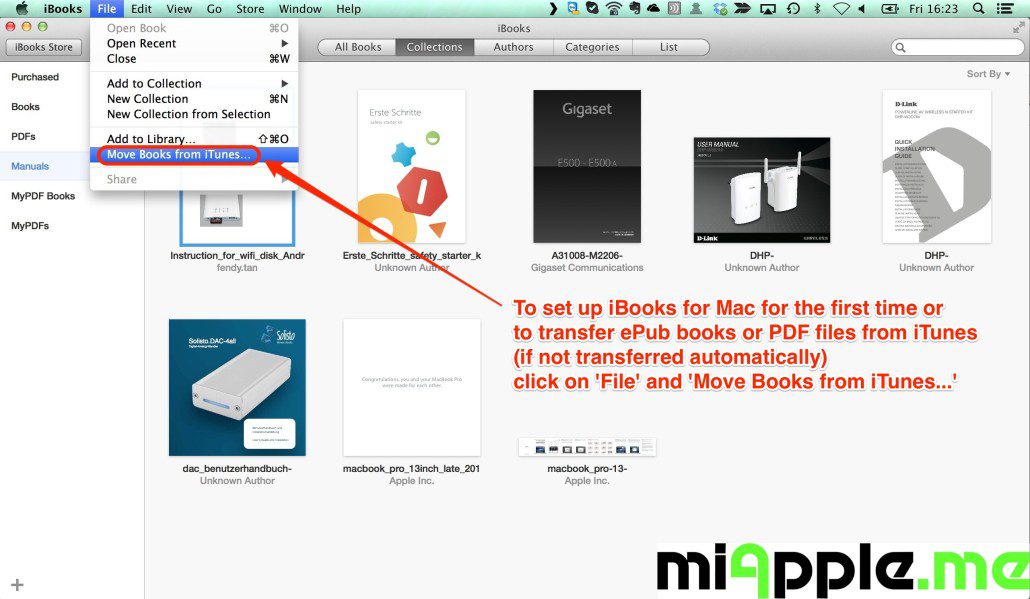 Fixing iBooks Not Syncing PDF Files And ePub Books On Mac, iPad And
