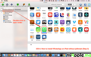 iOS 8 WhatsApp on iPad installation Step 5 select WhatsApp
