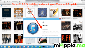 iTunes 11.3.0.54 running on Windows 8.1 update