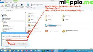 How To Resize, Shrink And Add A Drive To Windows 8 Or 8.1: Step 1 of 10: Start Disk Management Utility