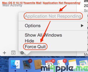 Mac OS X 10.10 Yosemite Mail: 'Application Not Responding'