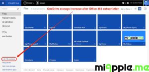 Office 365 set up 05 OneDrive storage