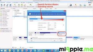 EaseUS Partition Master_04_extending volume on Windows 10, 8.1 and 8