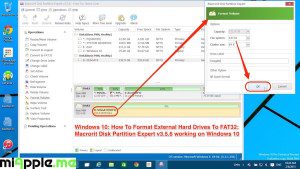 FAT32 formatter Macrorit Disk Partition Expert v3.5.6 working on Windows 10_01