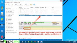 FAT32 formatter Macrorit Disk Partition Expert v3.5.6 working on Windows 10_02