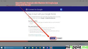 Sync Google Contacts with Windows 10 People App_03_Connect with Google
