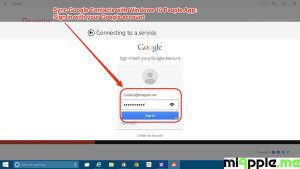 Sync Google Contacts with Windows 10 People App_04_Sign in with your Google account