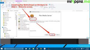 Installing Plex Media Server on Windows 10_05_welcome screen