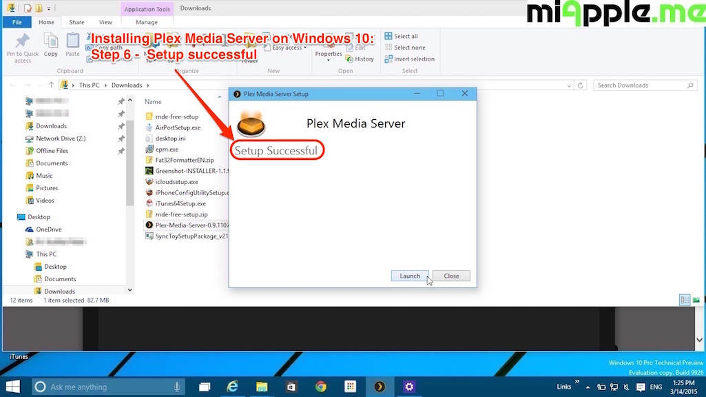 directory plex media player files on windows 10