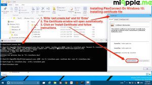 Installing PlexConnect On Windows 10_Creating certificate file