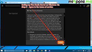 Setting up Plex Media Server on Windows 10_02_agree terms of service