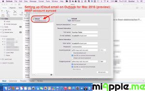 Setting up iCloud email on Outlook for Mac 2016 preview_09_IMAP account synced