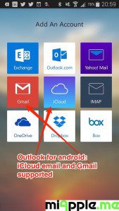 how to set up icloud email on android