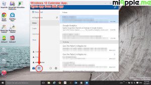 Windows 10 Calendar App_01_Open app from mail app