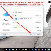 set up icloud email account on windows 8