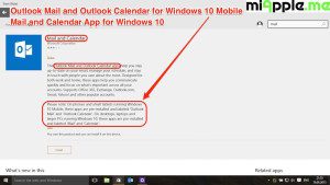 Outlook for Windows 10 Mobile - Mail-Calendar Outlook for Windows 10