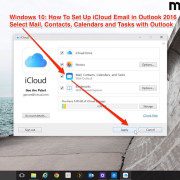 icloud email settings for outlook
