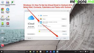 how to set up icloud email in outlook 2016