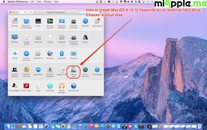 Installing OS X 10.10 Yosemite on external drive_11_Change Startup disk