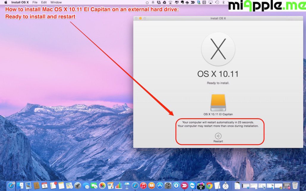 Reinstalling El Capitan