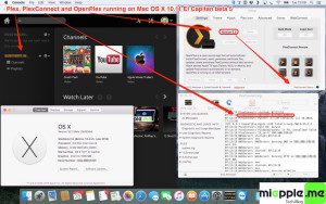 Plex-PlexConnect-OpenPlex on Mac OS X 10.11 El Capitan beta 5