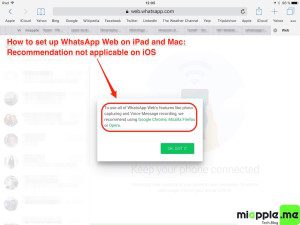WhatsApp Web on iPad_05_iPad Safari Limitations