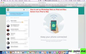WhatsApp Web on iPad_11_Switched to Mac OS 10.10 Yosemite