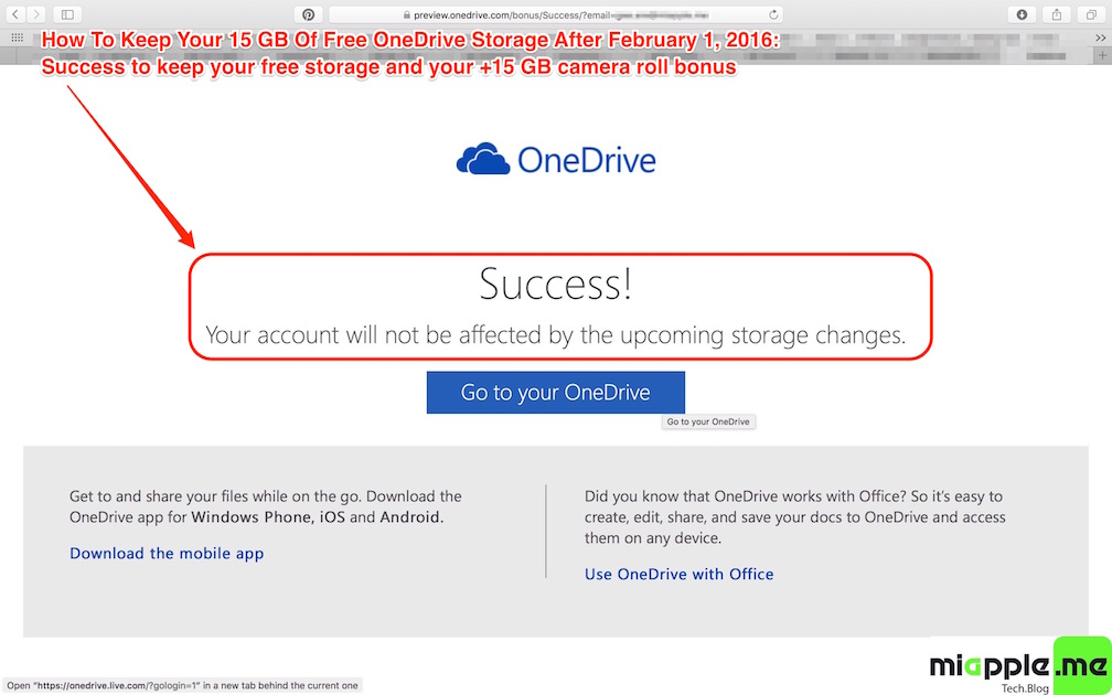 How To Keep Your 15 Gb Of Free Onedrive Storage After February 1 2016