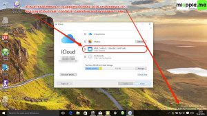 iCloud for Windows 5.1 supports Outlook 2016