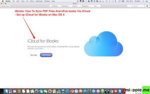 iBooks Syncs PDF Files And ePub books Via iCloud_01_set up iCloud for iBooks on Mac OS X