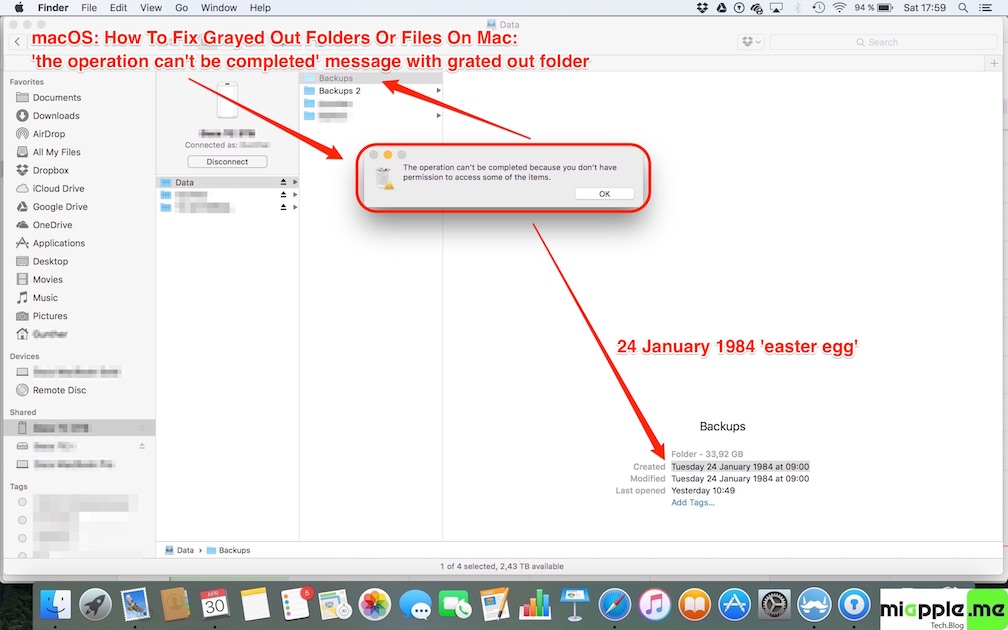 os x base system grayed out 2017