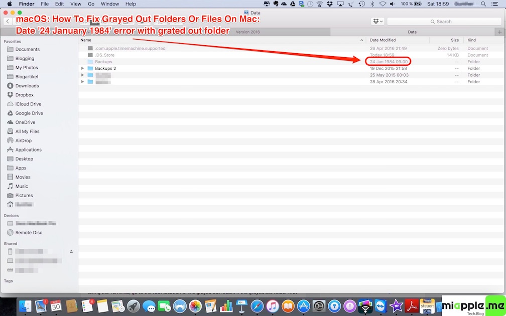 macOS How To Fix Grayed Out Folders Or Files On Mac miapple.me