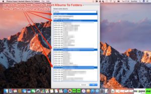 macOS Photos_Export Albums to Folders_03_select albums