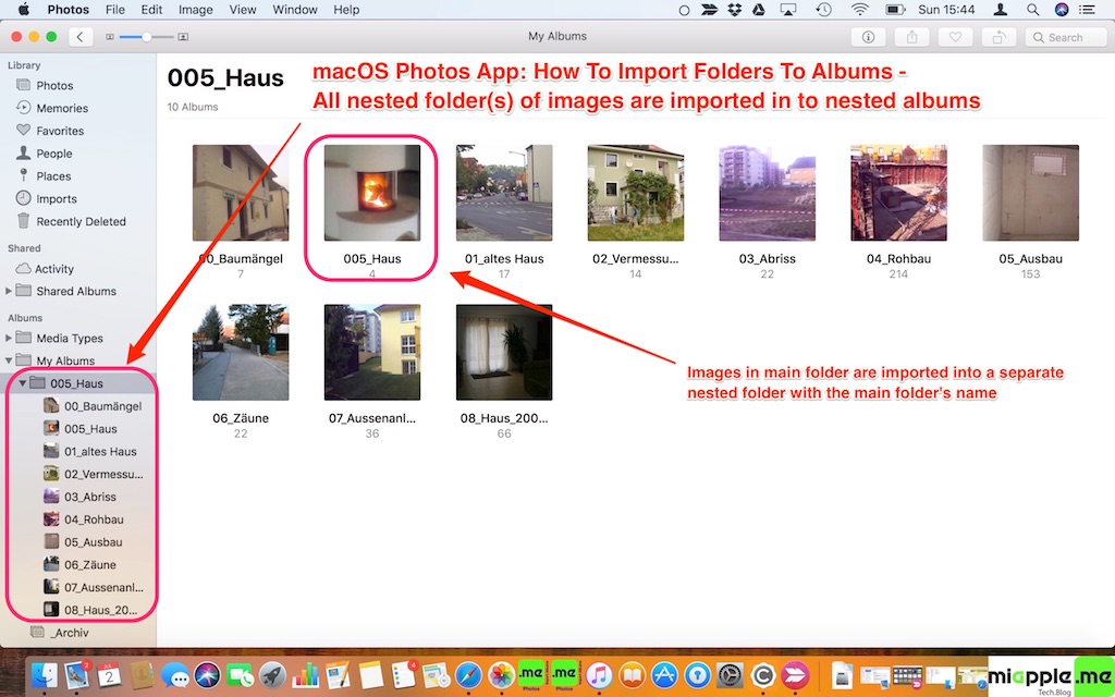 macOS Photos_Import Folders to Albums_03_all imported folders