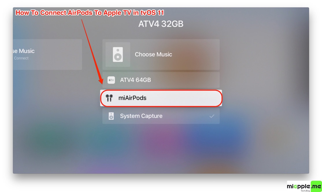 How To Connect AirPods Apple TV In tvOS 11 - miapple.me - Tech.Blog